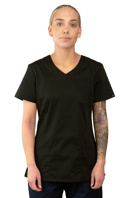 Ladies Scrub Set in Black