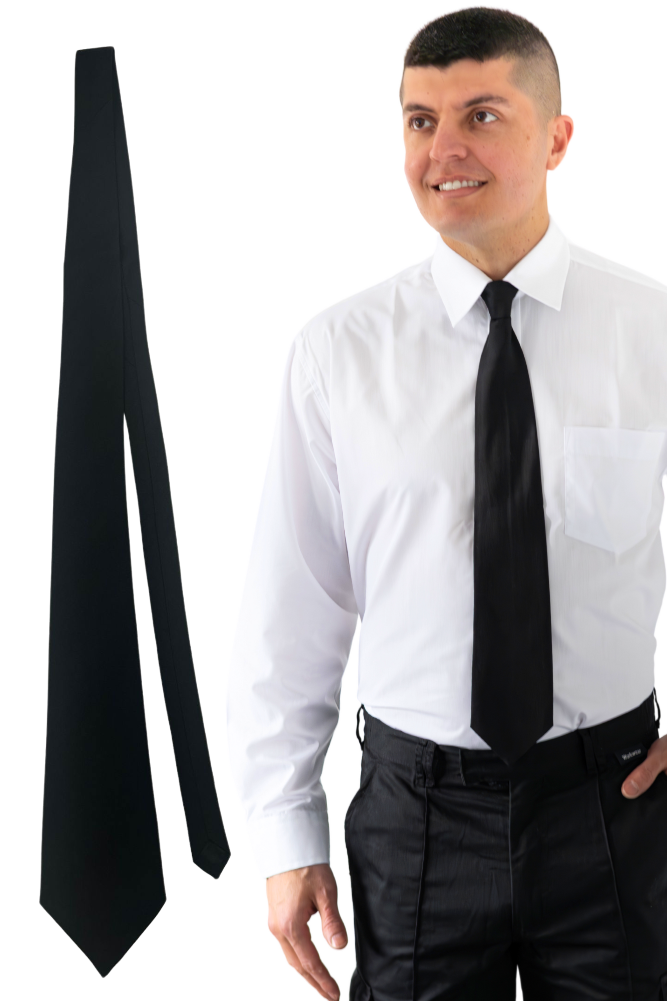 Unisex Necktie in Black