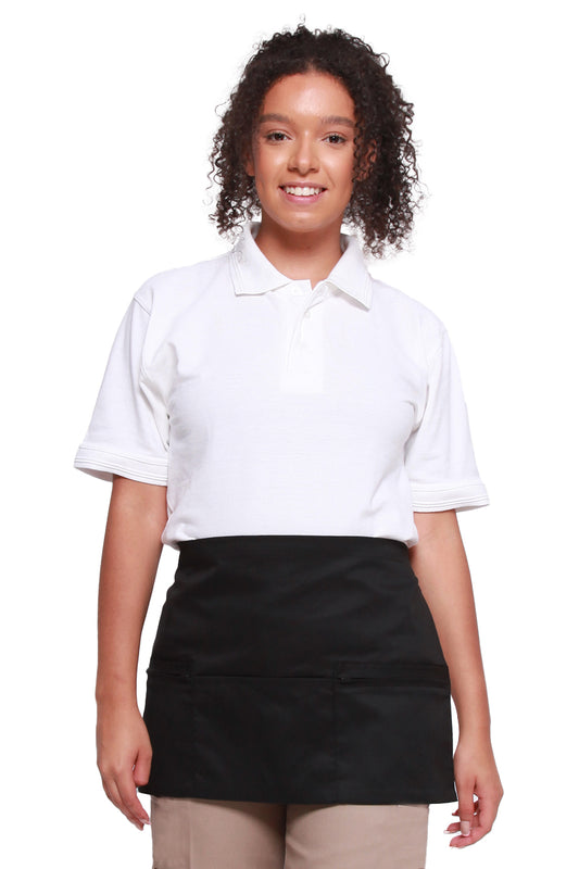 ESPRESSO Waist Apron with Zip Pockets