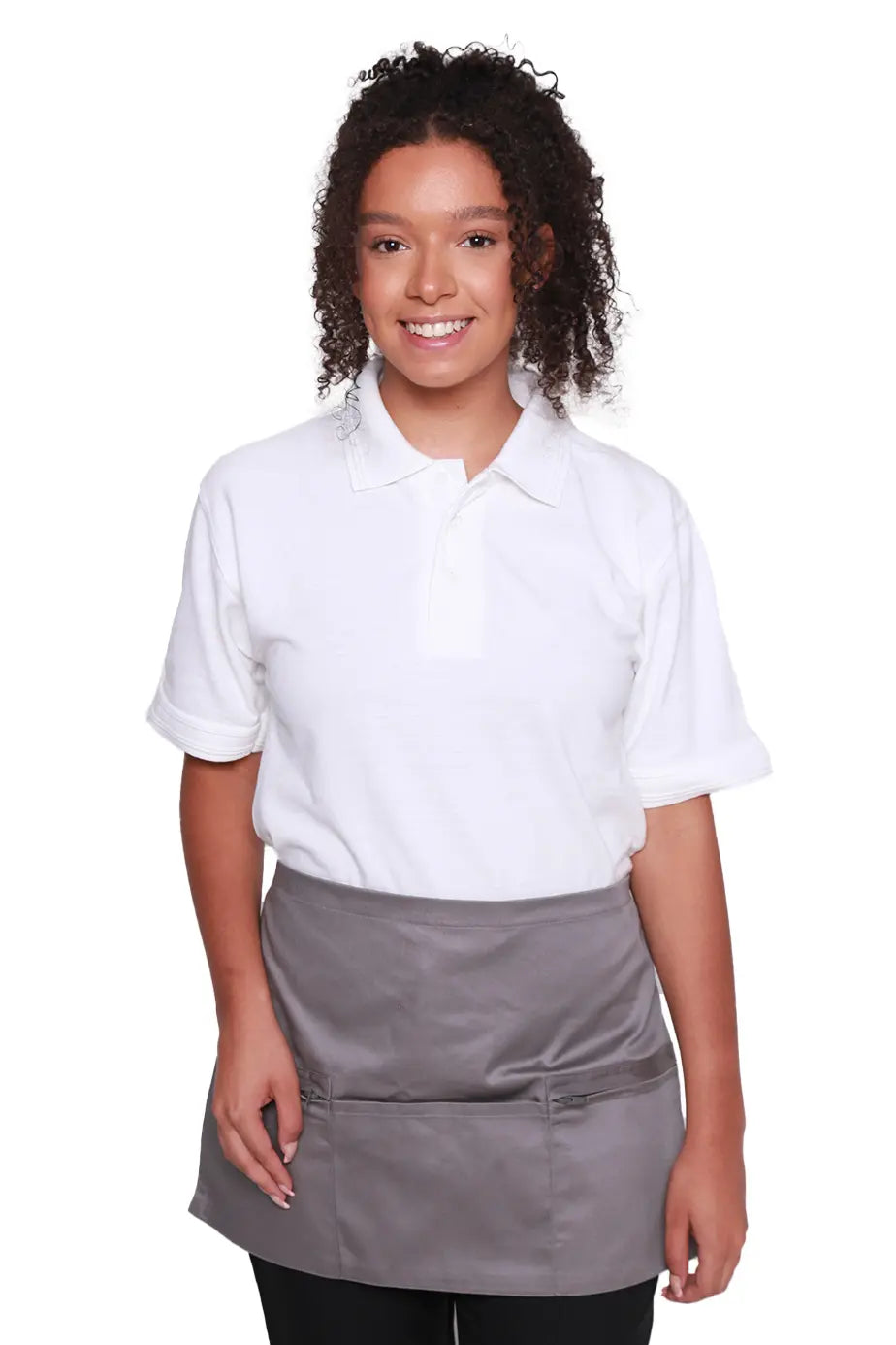 ESPRESSO Waist Apron with Zip Pockets