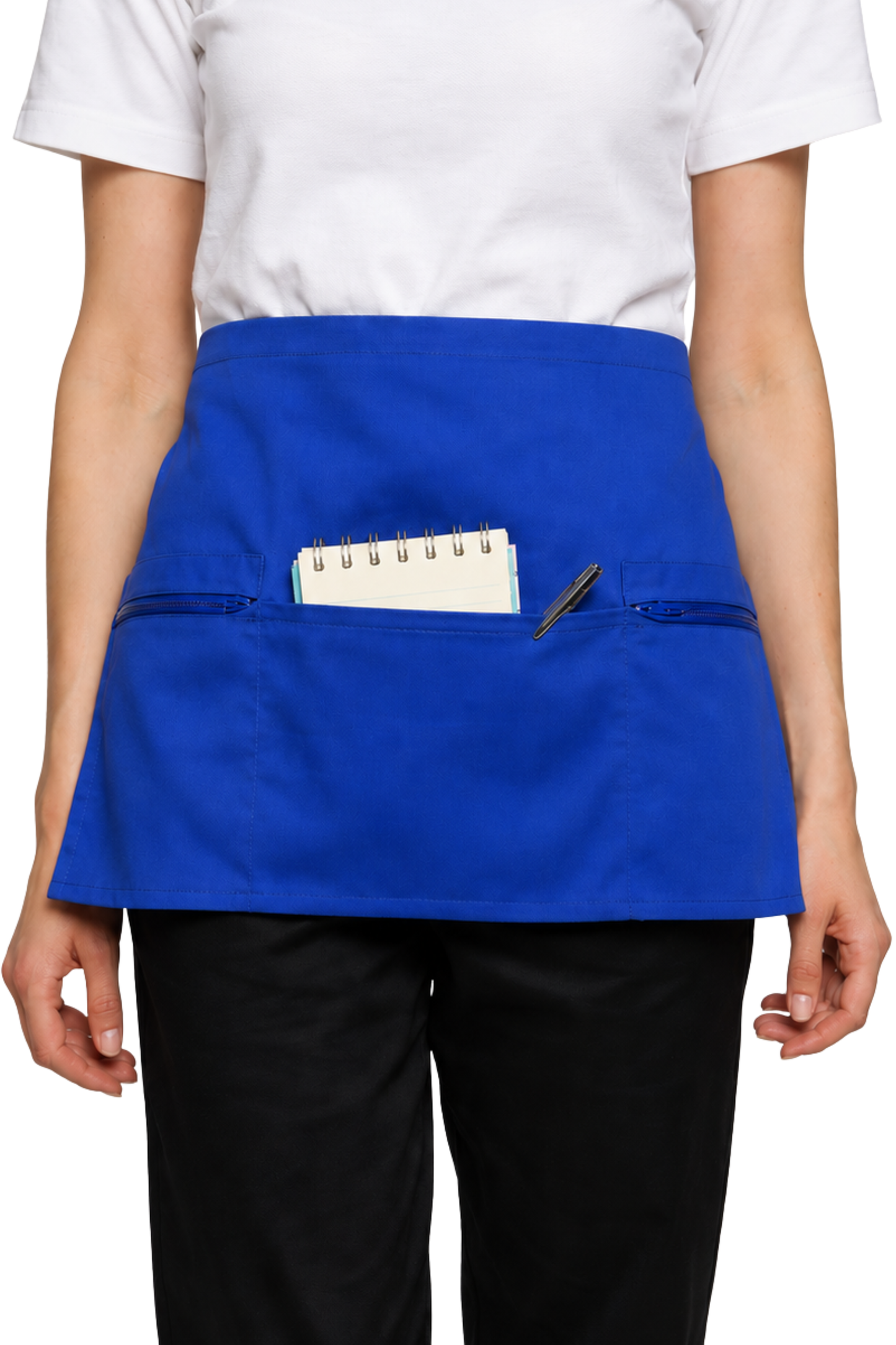 ESPRESSO Waist Apron with Zip Pockets