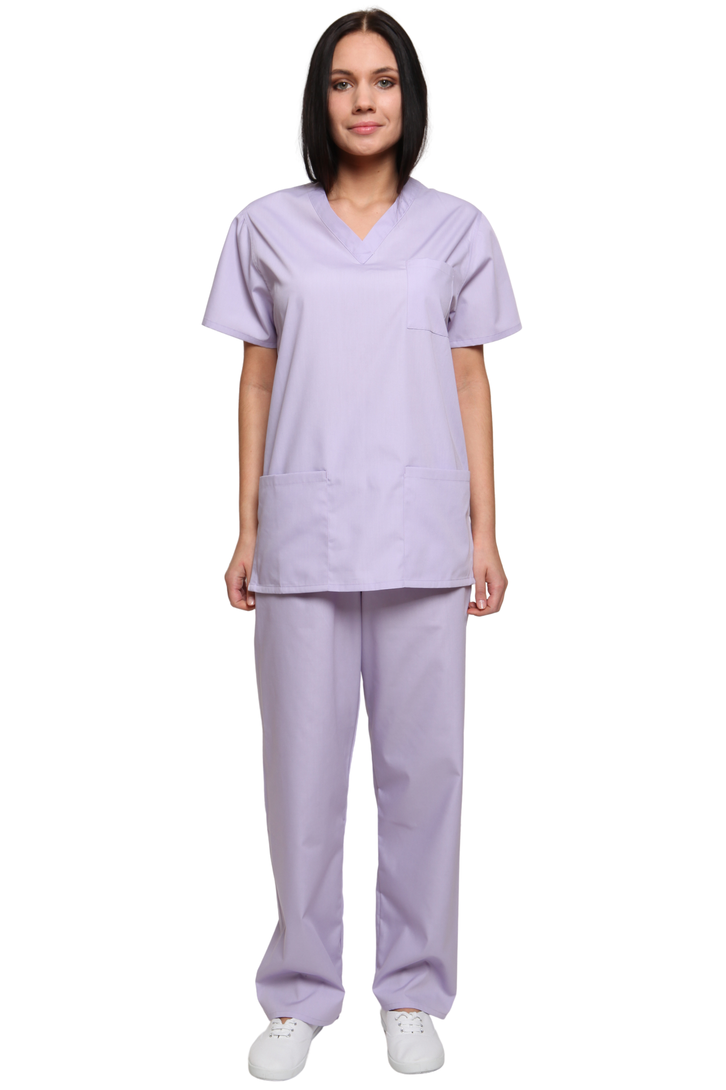 Unisex Scrub Set in Lilac