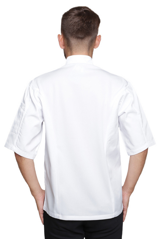 WASABI Unisex Short Sleeve Chef Jacket