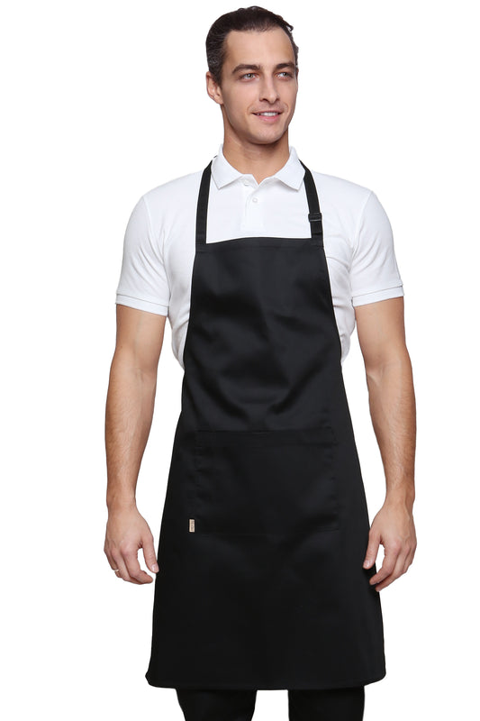 AMERICANO Polycotton Bib Apron with Pocket
