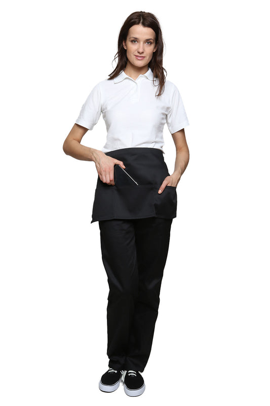 CAPPUCCINO Waist Apron with Open Pockets