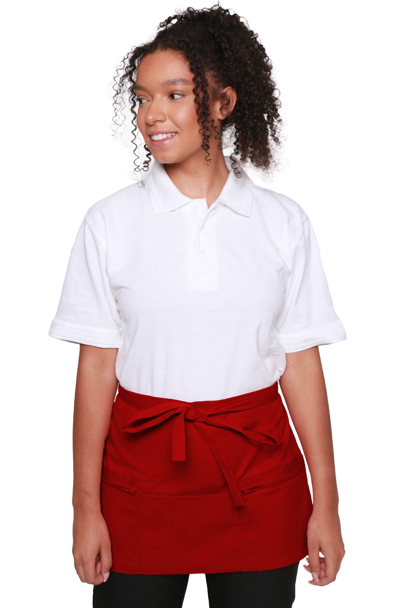 ESPRESSO Waist Apron with Zip Pockets
