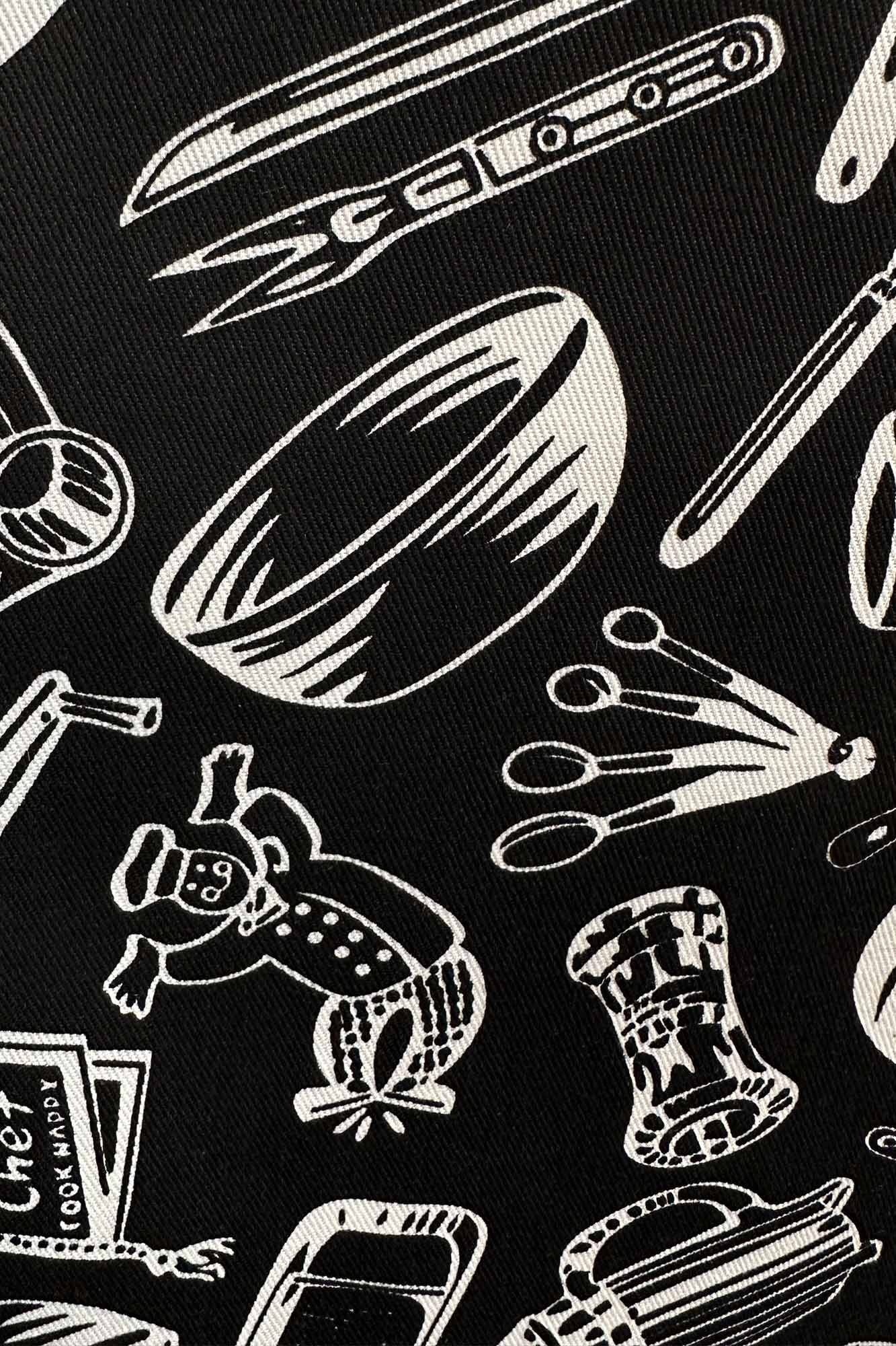 MACCHIATO Polycotton Bib Apron Patterned