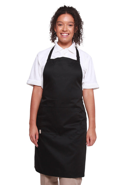 AMERICANO Unisex Bib Apron with Pocket