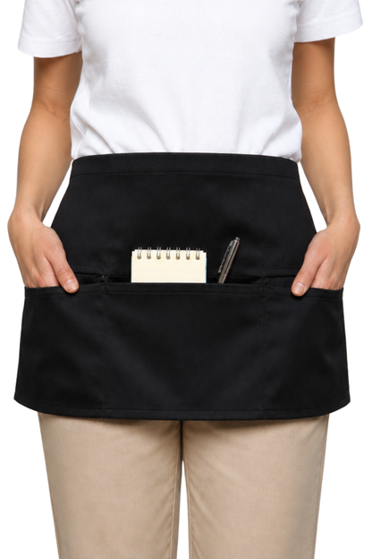 CAPPUCCINO Waist Apron with Open Pockets