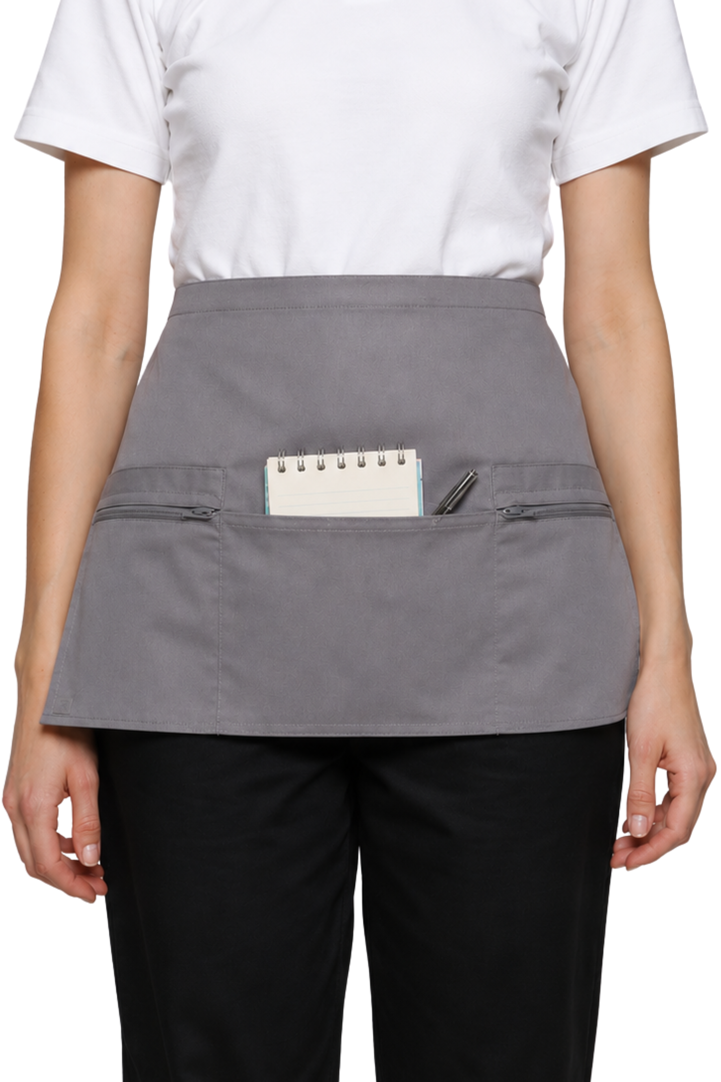 ESPRESSO Waist Apron with Zip Pockets