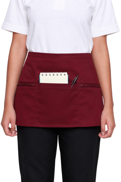 ESPRESSO Waist Apron with Zip Pockets