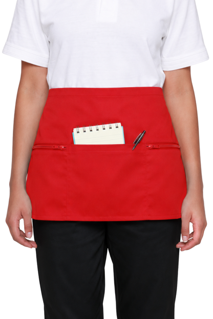 ESPRESSO Waist Apron with Zip Pockets