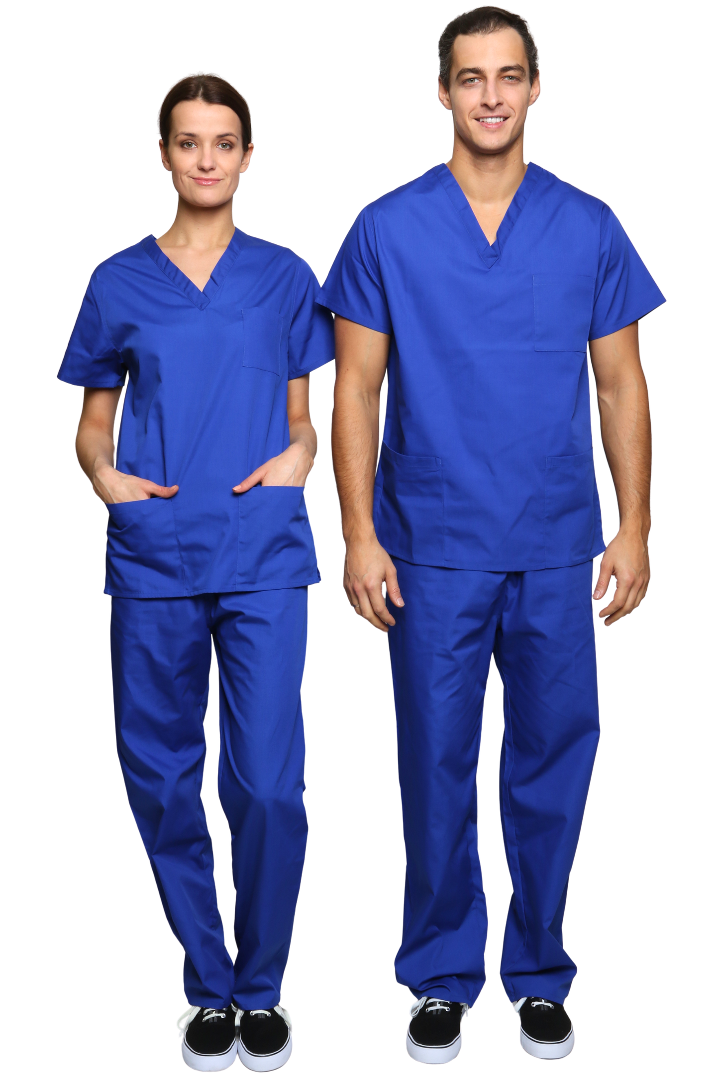 Unisex Scrub Set in Royal Blue