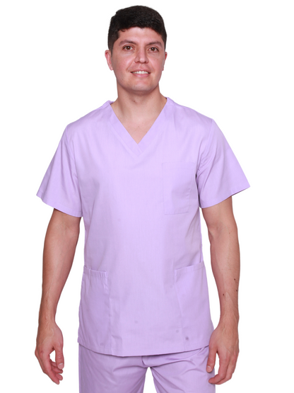 Unisex Scrub Set in Lilac
