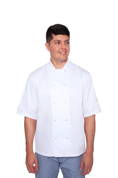 OREGANO Unisex Short Sleeve Chef Jacket