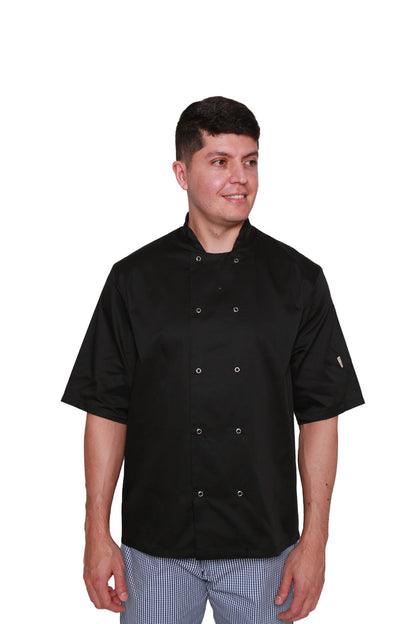 OREGANO Unisex Short Sleeve Chef Jacket