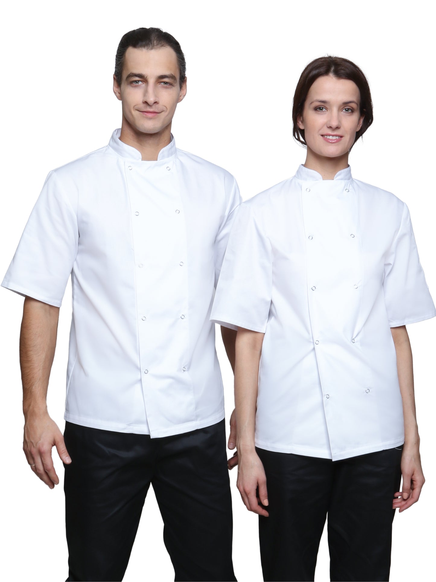 OREGANO Unisex Short Sleeve Chef Jacket