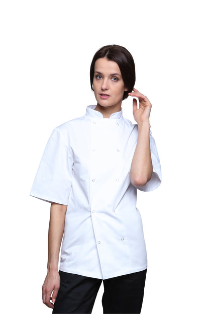 OREGANO Unisex Short Sleeve Chef Jacket