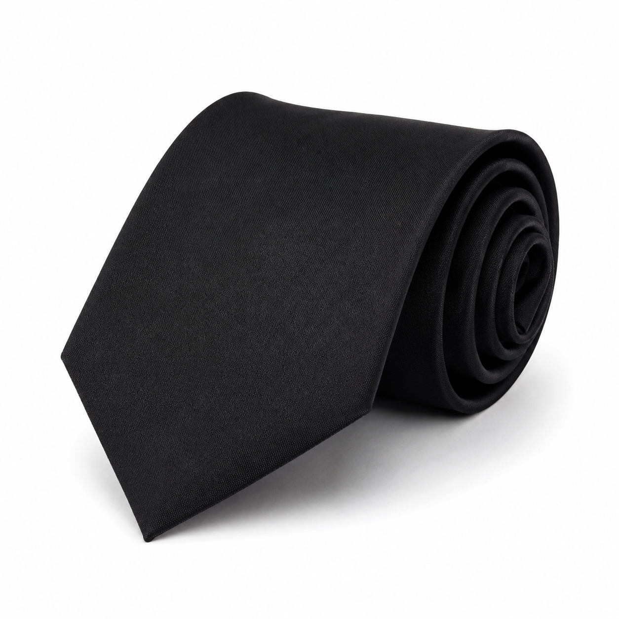 Classic Black Uniform Necktie Professional Workwear Tie