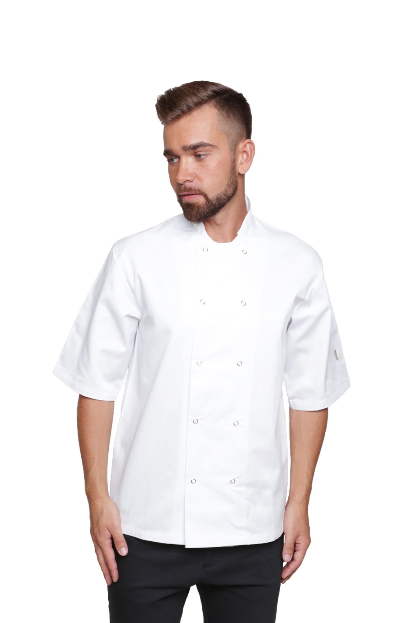 WASABI Unisex Short Sleeve Chef Jacket