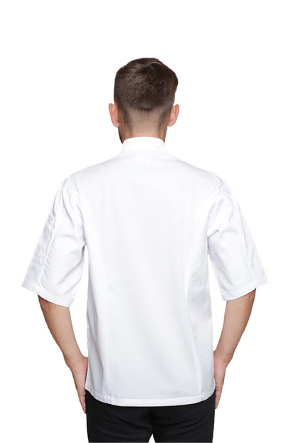 WASABI Unisex Short Sleeve Chef Jacket