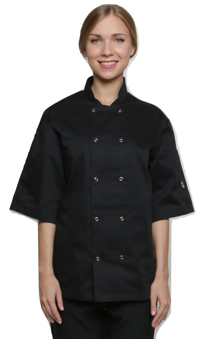 WASABI Unisex Short Sleeve Chef Jacket