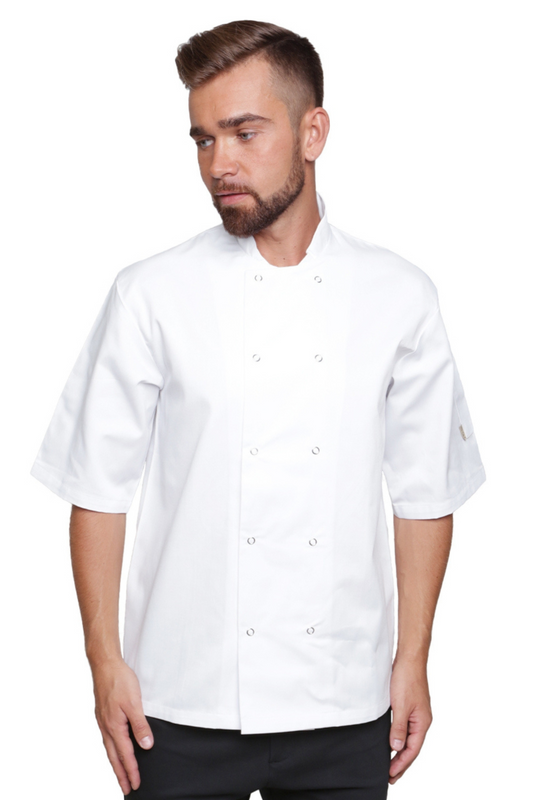 WASABI Unisex Short Sleeve Chef Jacket