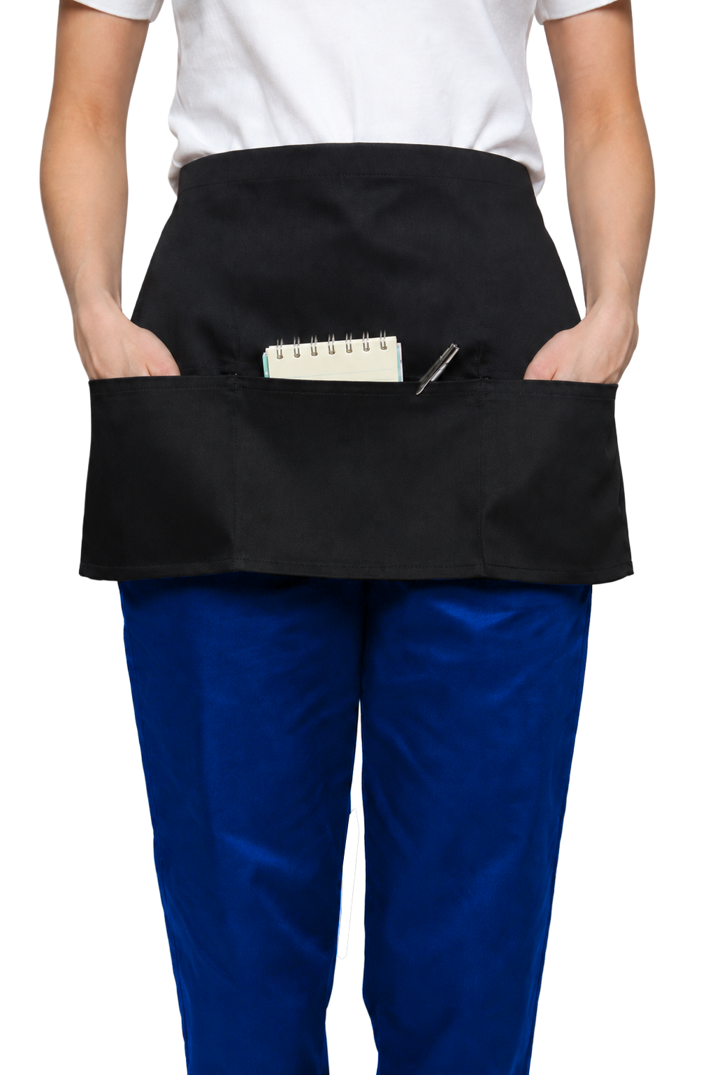CAPPUCCINO Waist Apron with Open Pockets