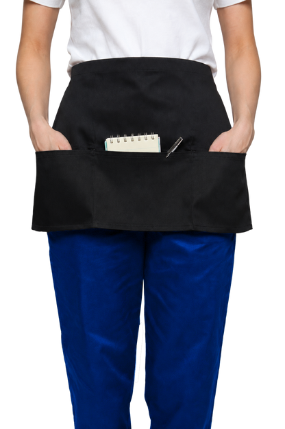 CAPPUCCINO Waist Apron with Open Pockets