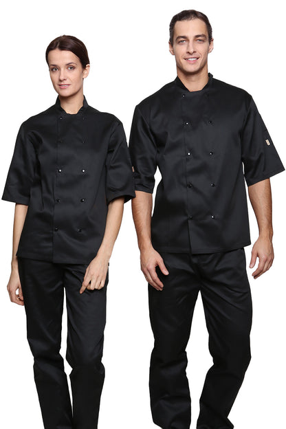 DILL Unisex Short Sleeve Chef Jacket