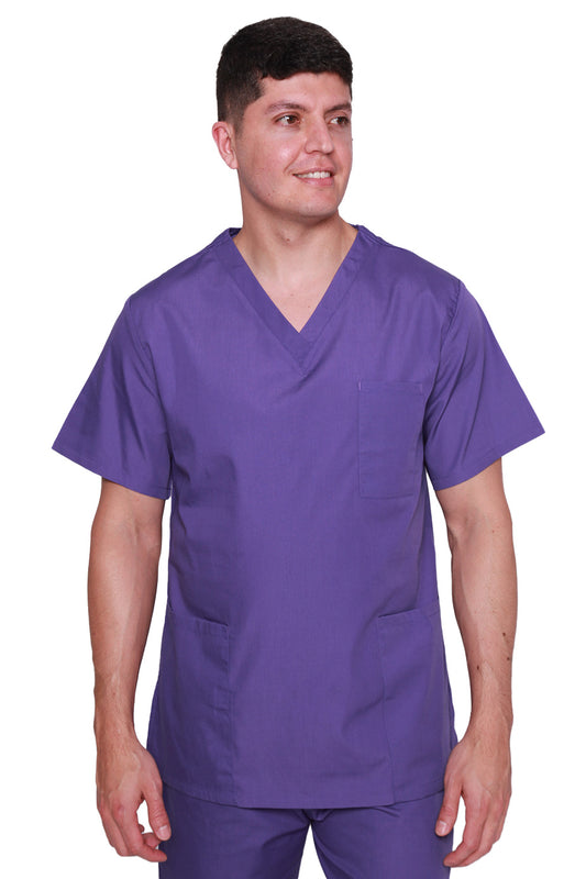 Unisex Scrub Set in Purple