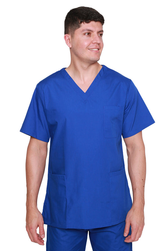 Unisex Scrub Set in Royal Blue