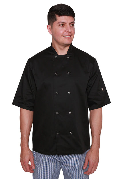 OREGANO Unisex Short Sleeve Chef Jacket